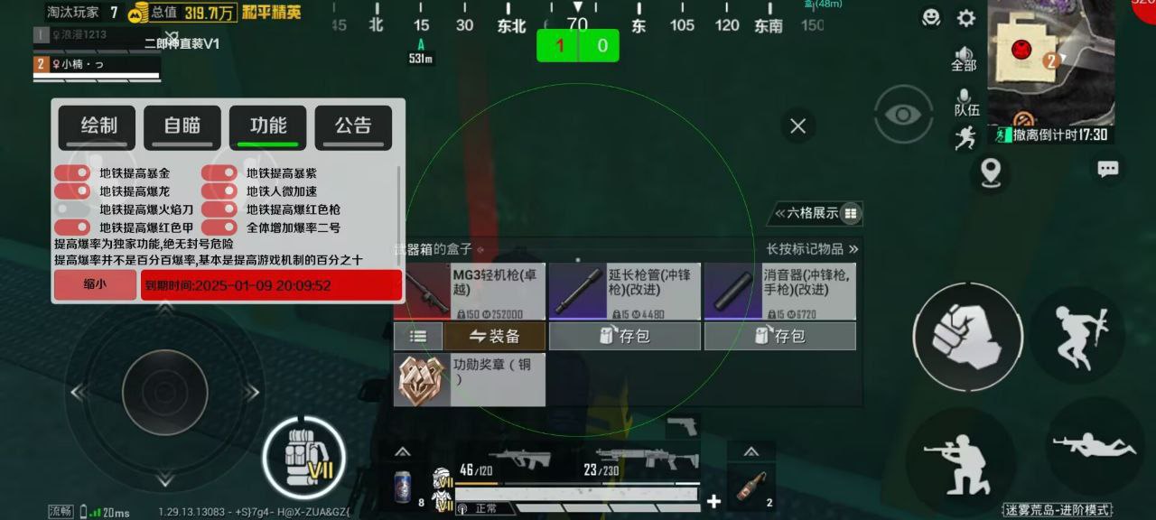 和平精英【404内核】辅助外挂